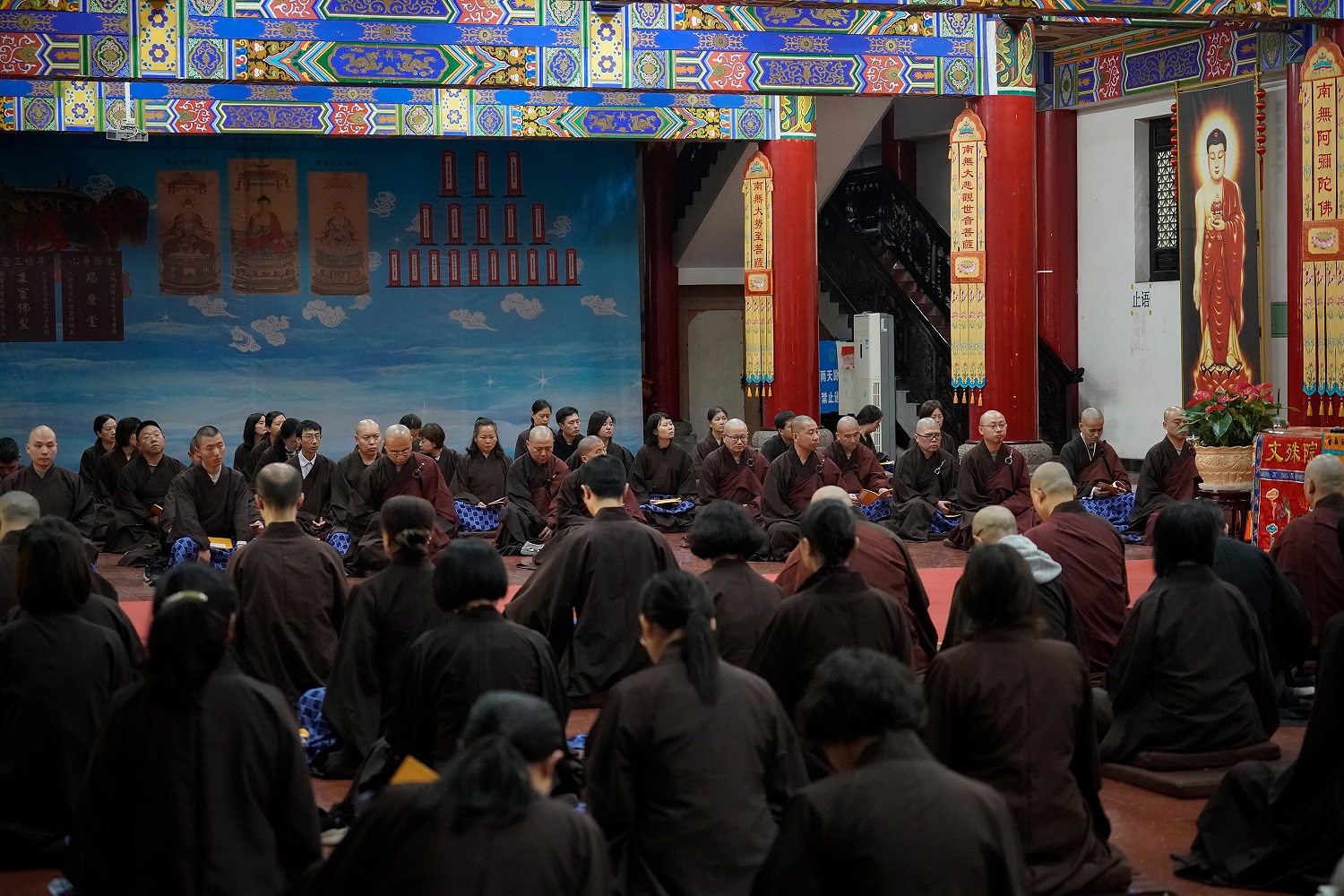 4 传授准提法现场.jpg